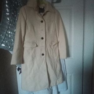 J Crew Ivory Coat Size OP